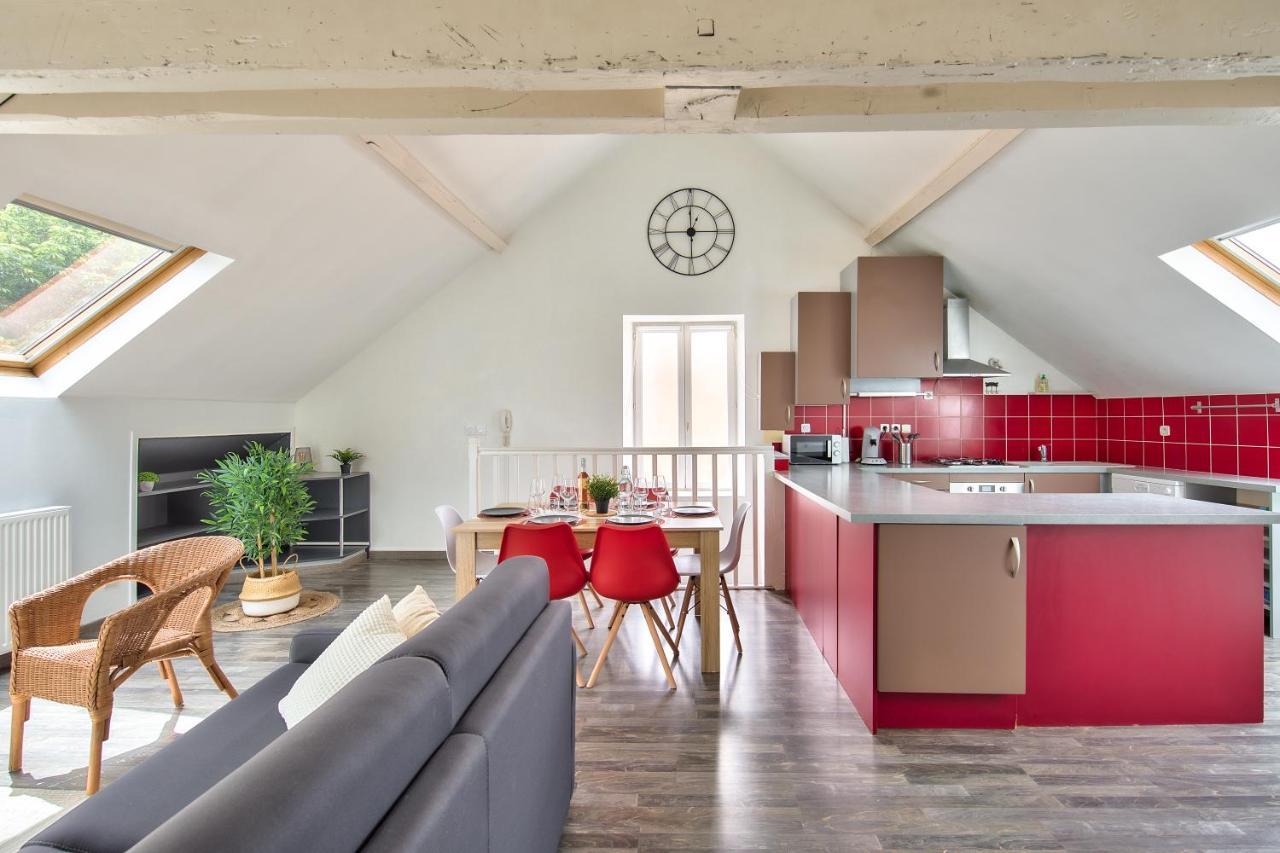 Appartement Cosy Chalon - Calme & Chaleureux Екстериор снимка